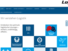 Tablet Screenshot of logiline.de